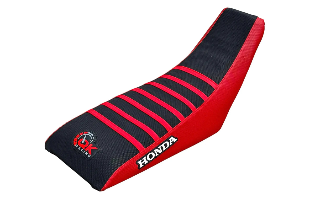 Honda TRX 400EX Seat Cover - QK Racing Multi Grip Black & Red