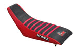 QK Racing HONDA TRX 400EX MULTI GRIP SEAT COVER 1999 2007 RED SIDES BLACK TOP RED HONDA