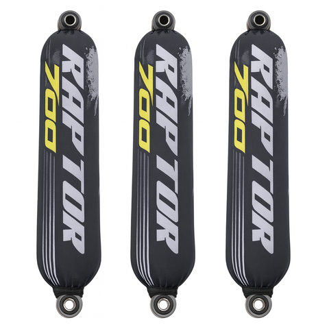Yamaha Raptor YFM700R 700R [Special Edition] Armor Black Grey Shock Covers