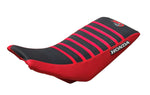QK Racing HONDA TRX 400EX MULTI GRIP SEAT COVER 1999 2007 RED SIDES BLACK TOP RED HONDA