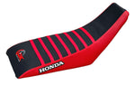 QK Racing HONDA TRX 400EX MULTI GRIP SEAT COVER 1999 2007 RED SIDES BLACK TOP RED HONDA