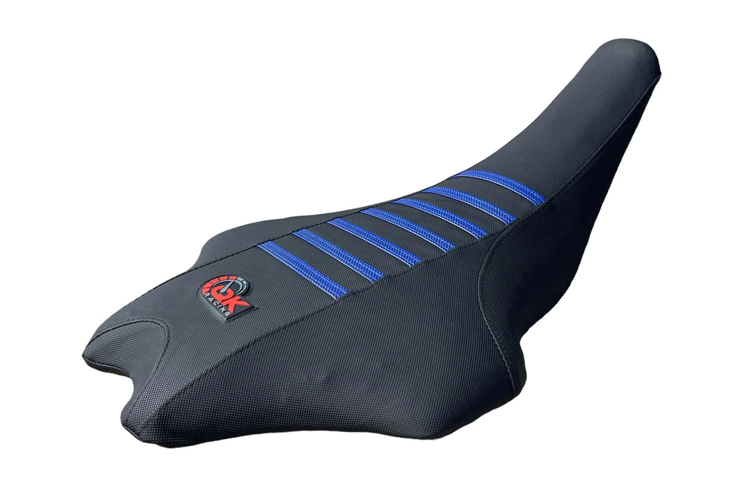 thumbnail image 2 of Anti-Slip Gripper Seat Cover For Yamaha YFZ 450R / EL / SE / W / X (2009-2021) - Blue PVC 2 of 5