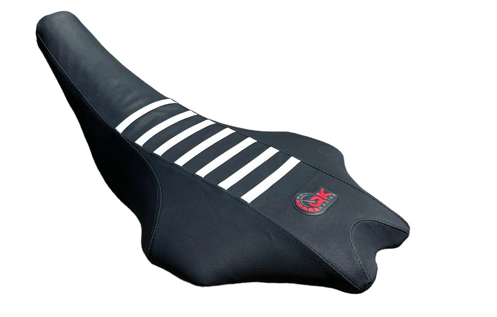 QK RACING Premium Multi Grip Seat Cover - Compatible Fit For 2001-2011 Suzuki Rm 125 250 Seat Cover Fits Black With Yellow Ribs S29, Seat Covers - Canada