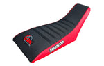 QK Racing HONDA TRX 400EX MULTI GRIP SEAT COVER 1999 2007 RED SIDES BLACK TOP RED HONDA