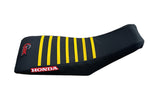 QK Racing HONDA TRX 400EX MULTI GRIP SEAT COVER 1999 2007 Black/Yellow Ribs